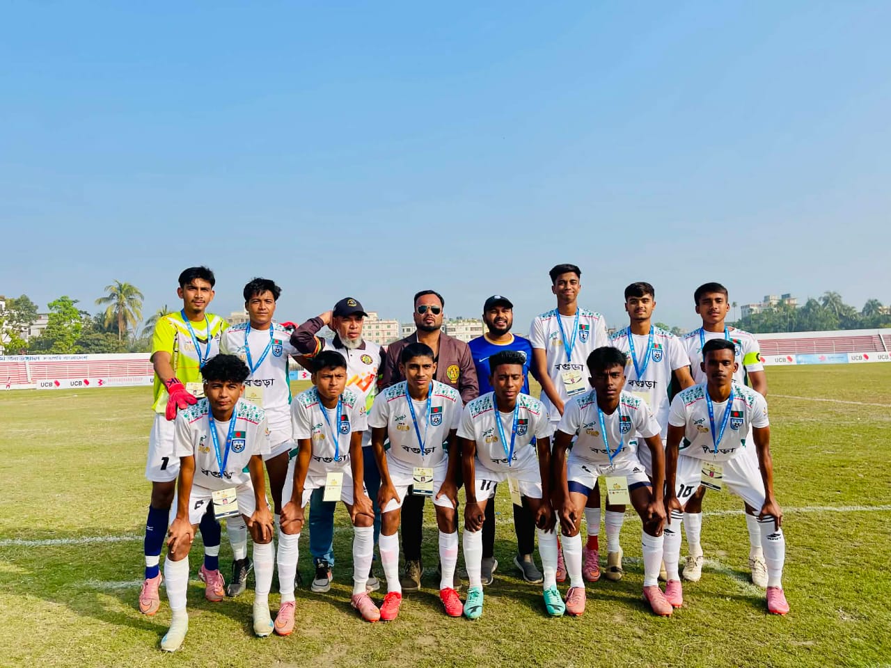 অনুর্ধ-১৫ জাতীয় ফুটবলের সেমিফাইনালে বগুড়া জেলা
