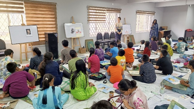 ঢাকাস্থ রাশিয়ান হাউসে গ্রেট উইমেন পেইন্টিং মাস্টার ক্লাস অনুষ্ঠিত