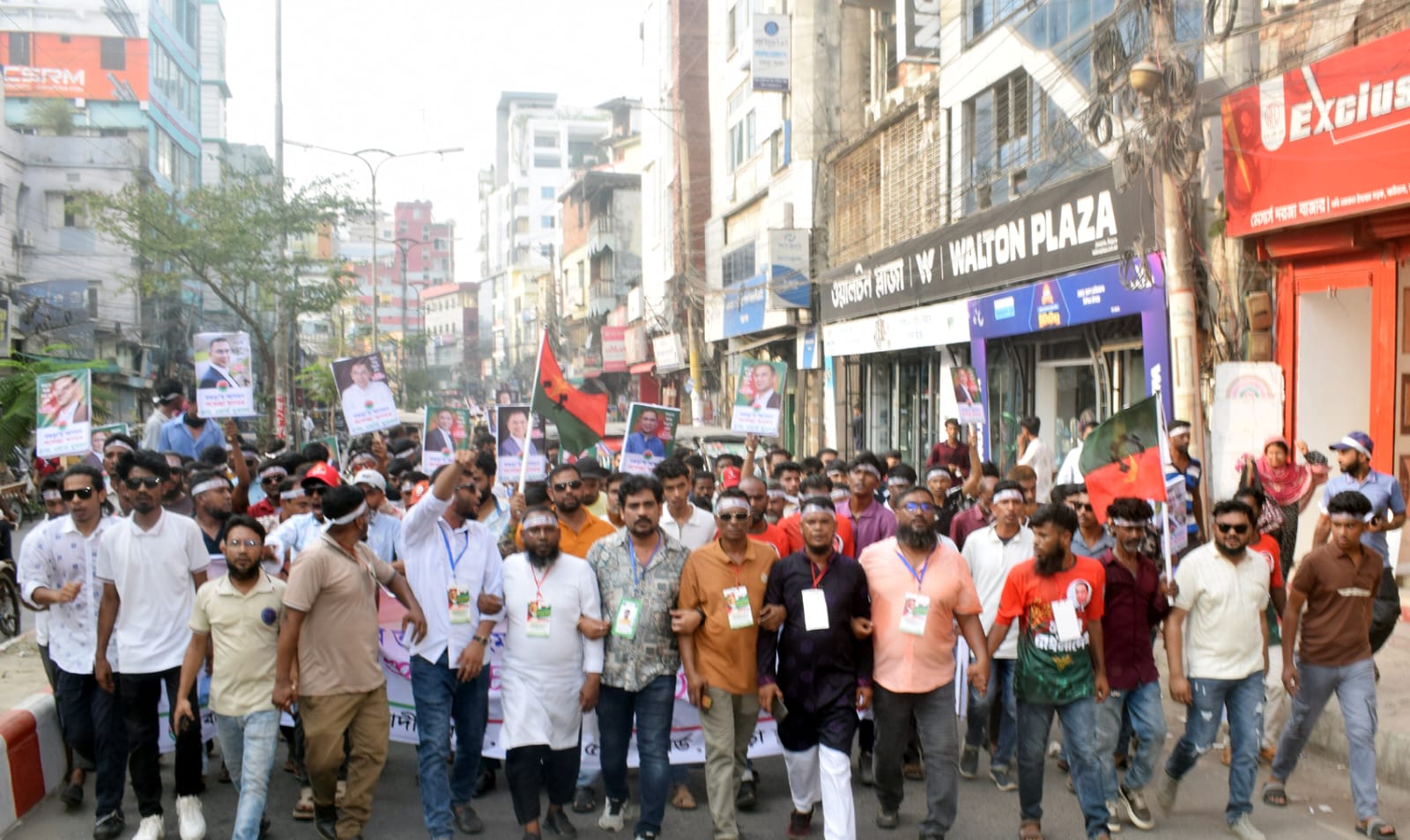 বগুড়ায় প্রধানমন্ত্রীর সমাবেশ সফল করতে ৩,৪ ও ৫ নং ওয়ার্ডের সমন্বয়ে অনুষ্ঠিত মিছিলের নেতৃত্বে সুজিত জয়সোয়াল