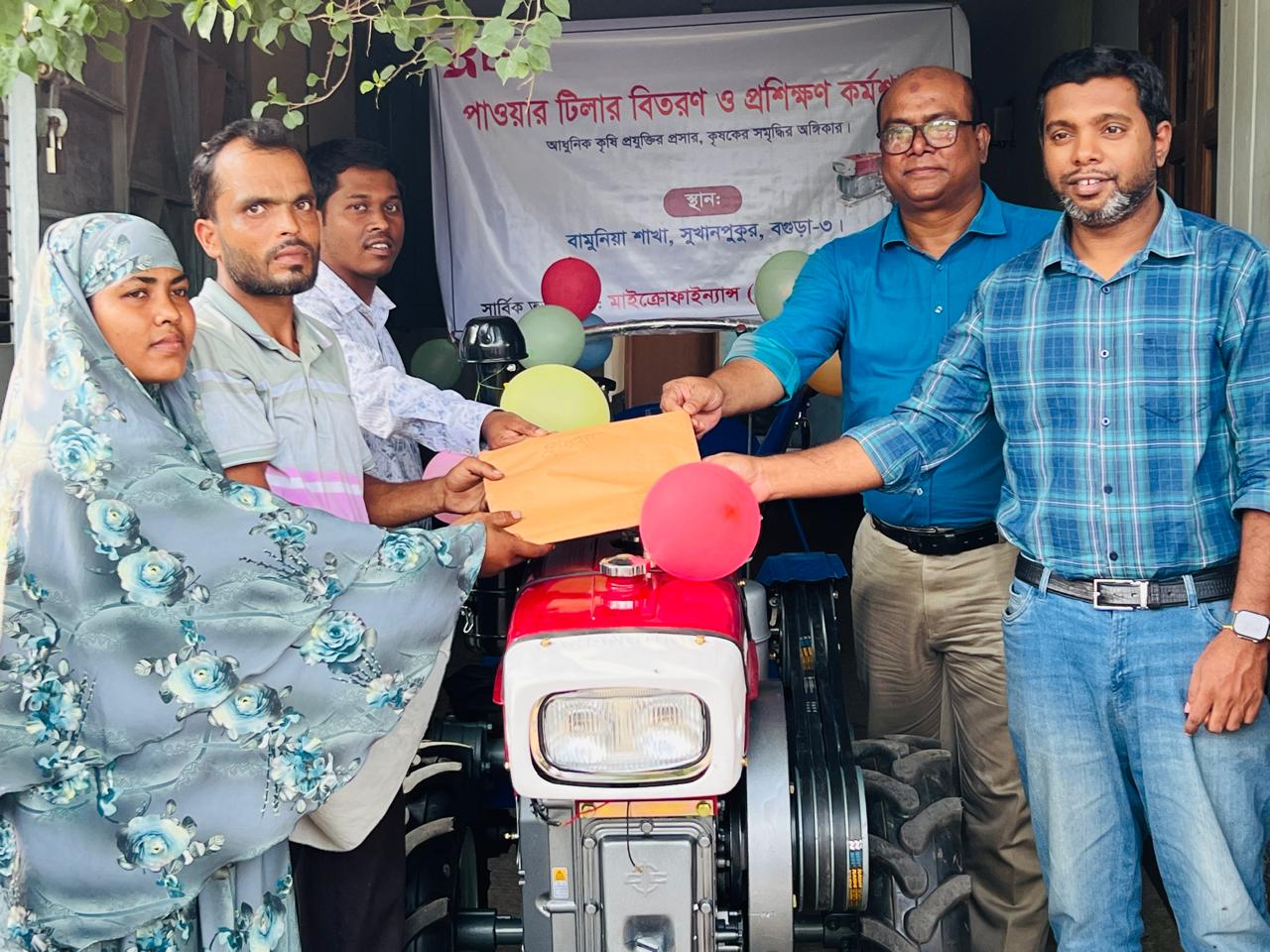 বগুড়ায় আধু‌নিক চাষাবা‌দের জন‌্য ভুর্তকি‌তে পাওয়ার টিলার প্রদান
