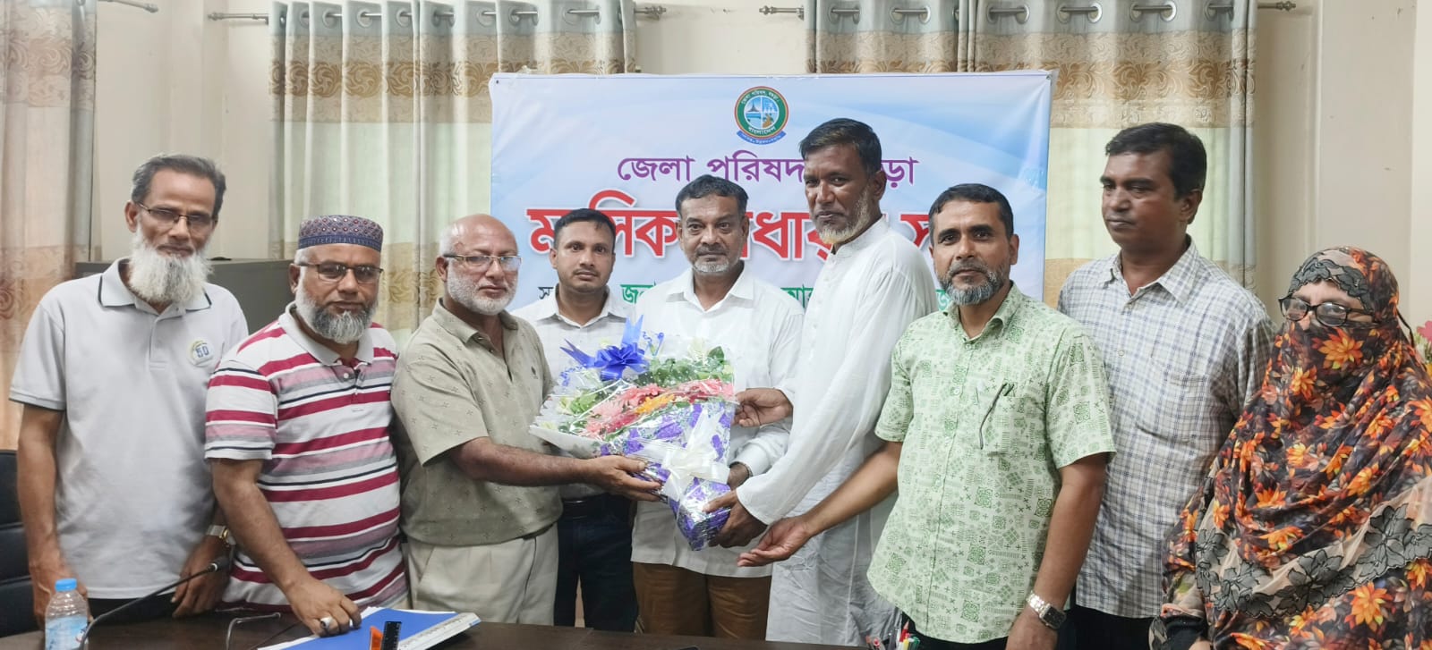 বগুড়া জেলা পরিষদ প্রশাসকের সঙ্গে হোমিওপ্যাথিক মেডিকেল কলেজ কর্তৃপক্ষের সৌজন্য সাক্ষাৎ