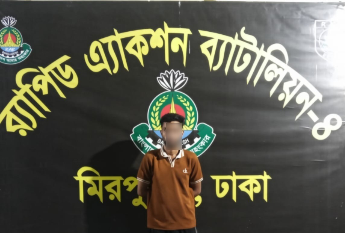 শাজাহানপুরের রঞ্জু হত্যা মামলার প্রধান আসামি সাকিব ওরফে রোজ ঢাকায় গ্রেপ্তার