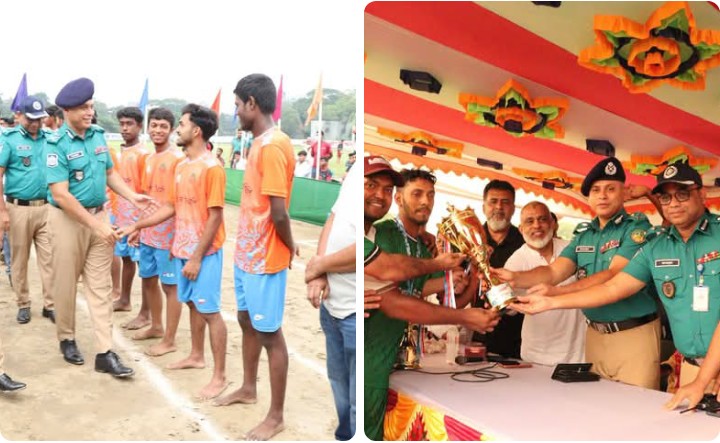 গাজীপুরে ১ম কমিউনিটি পুলিশ কাবাডি চ্যাম্পিয়নশিপ খেলায় বিজয়ী হন গাজীপুর সদর মেট্রো থানা ।