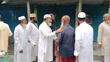 শাজাহানপুরে জামায়াতের এমপি প্রার্থী গোলাম রব্বানীর ব্যাপক গণসংযোগ