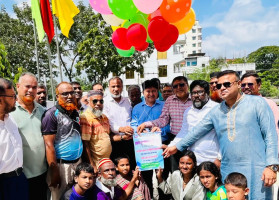 বগুড়ায় আঞ্চলিক স্কুল সাঁতার প্রতিযোগিতা অনুষ্ঠিত