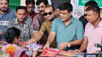 বগুড়ায় যুবদলের উদ্যোগে তারেক রহমানের শারদীয় শুভেচ্ছা ও বস্ত্র বিতরণ