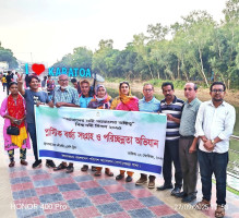 বগুড়ায় বাপার প্লাস্টিক বর্জ্য সংগ্রহ ও পরিচ্ছন্ন অভিযান