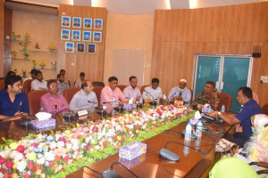 বগুড়া শজিমেক হাসপাতালে আইনশৃঙ্খলা বিষয়ক সভা অনুষ্ঠিত