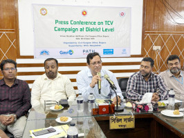 বগুড়ায় টাইফয়েড টিকাদান সার্থক করতে গণমাধ্যমের সাথে সিভিল সার্জনের মতবিনিময়