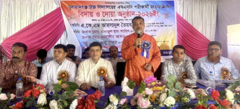 বগুড়ায় সুলতানগঞ্জ উচ্চ বিদ্যালয়ে এসএসসি পরীক্ষার্থীদের বিদায় সংবর্ধনা