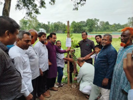 কামারপাড়া উচ্চ বিদ্যালয়ে বৃক্ষরোপণ ও জলবায়ু পরিবর্তনবিষয়ক সচেতনতামূলক র‍্যালি অনুষ্ঠিত