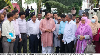 জয়পুরহাটে কালাইয়ে  কৃষিপূণ্য রপ্তানি অঞ্চল গড়তে মাঠ পরিদর্শন করেন জনপ্রশাসন ও খাদ্য প্রতিমন্ত্রী আব্দুল বারী