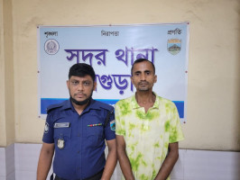 বগুড়ায় সিআর মামলার  সাজাপ্রাপ্ত আসামি গ্রেফতার