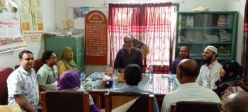 গ্রাম আদালতে বগুড়ার শ্রেষ্ঠ ইউপি চেয়ারম্যান মো. সেলিম উদ্দিনের মডেল কার্যক্রম পরিদর্শনে জেলার প্রতিনিধিদল