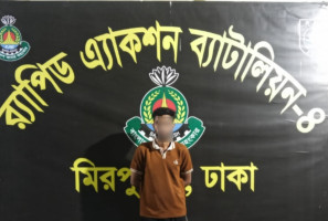 শাজাহানপুরের রঞ্জু হত্যা মামলার প্রধান আসামি সাকিব ওরফে রোজ ঢাকায় গ্রেপ্তার