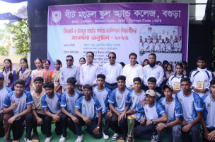 বগুড়ায় ক্রিকেট ও সাঁতারে জাতীয় পর্যায়ে কৃতিত্ব অর্জনকারী শিক্ষার্থীদের সংবর্ধণা