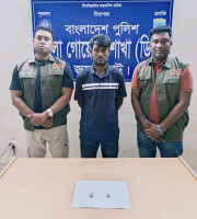 জয়পুরহাটে হেরোইনসহ মাদক ব্যবসায়ী গ্রেফতার