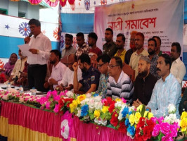 সরকারের নির্বাচনী ইশতেহার বাস্তবায়নে  নারী সমাবেশ শাজাহানপুরে।